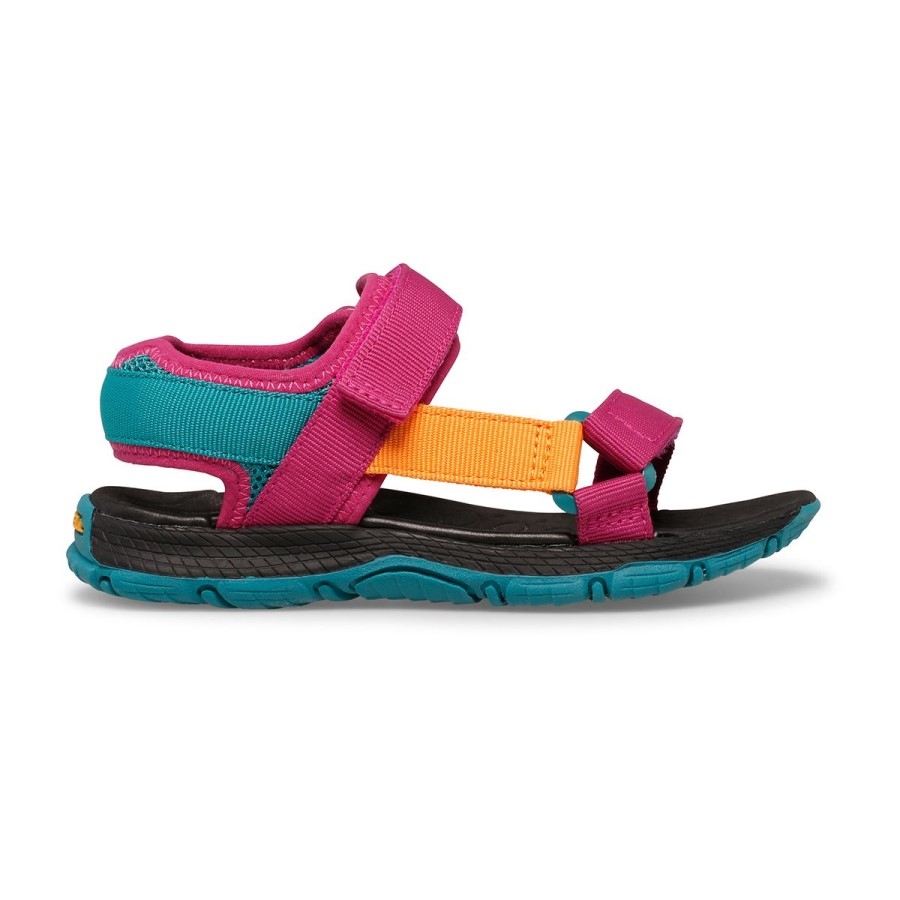 Merrell Big Kid's Kahuna Web Sandal Berry-multi