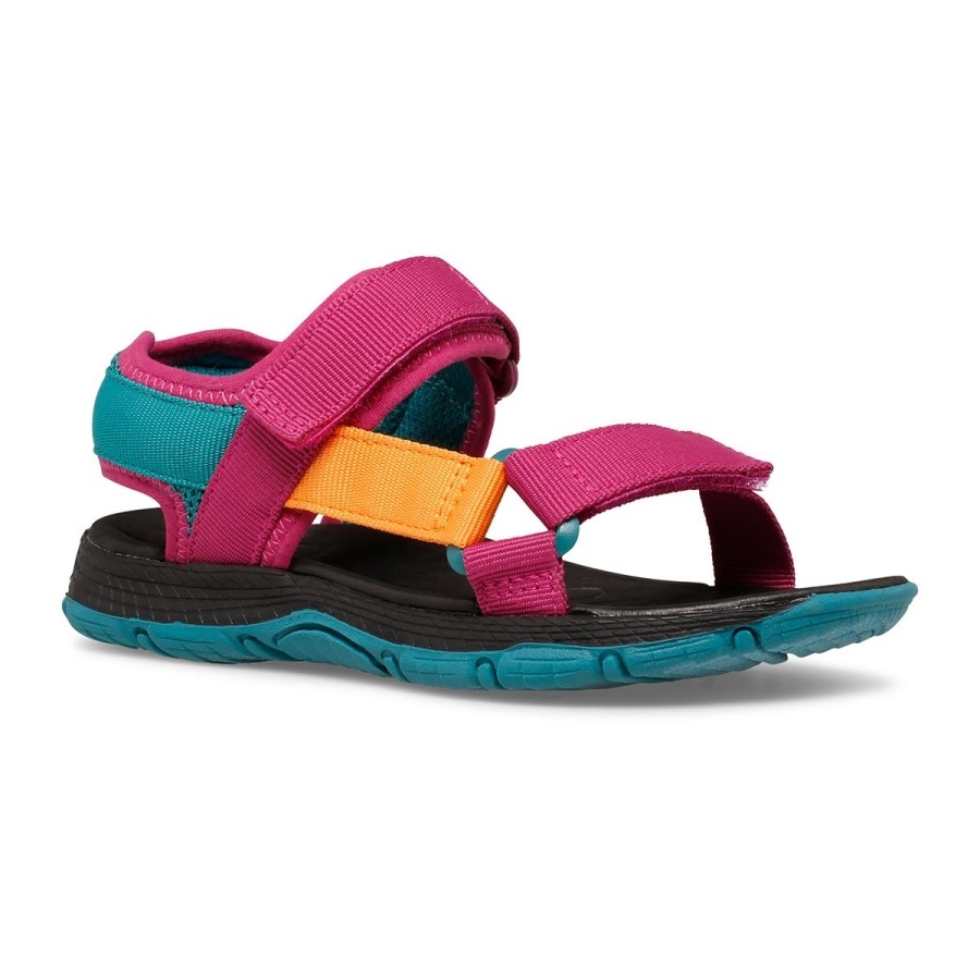 Merrell Big Kid's Kahuna Web Sandal Berry-multi