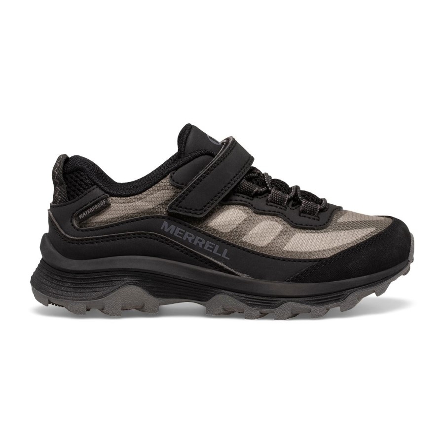 Merrell Big Kid's Moab Speed Low A/c Waterproof Black