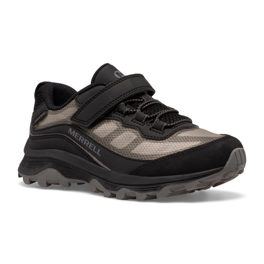 Merrell Big Kid's Moab Speed Low A/c Waterproof Black