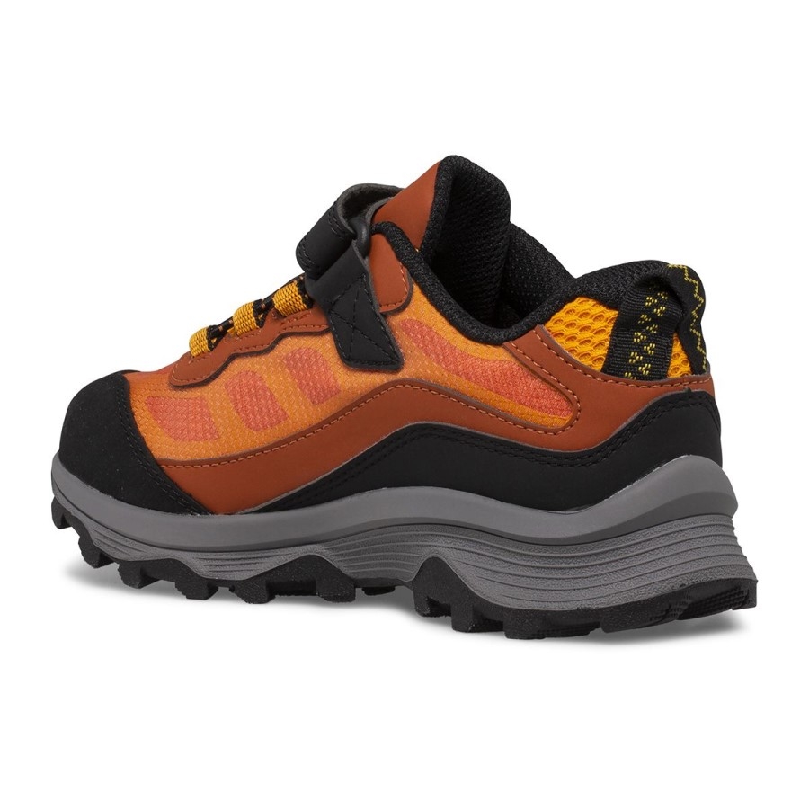 Merrell Big Kid's Moab Speed Low A/c Waterproof Portocaliu-negru