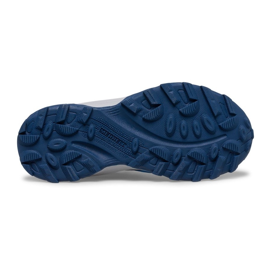 Merrell Big Kid's Moab Speed Low Waterproof Albastru