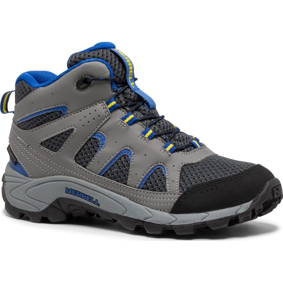Cizme Rezistente La Apă Merrell Big Kid Oakcreek Mid Dantela, Carbune