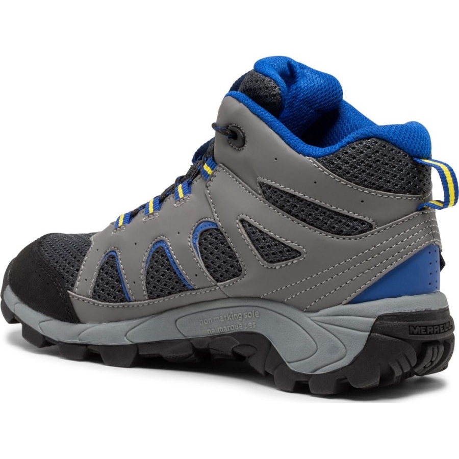 Cizme Rezistente La Apă Merrell Big Kid Oakcreek Mid Dantela, Carbune