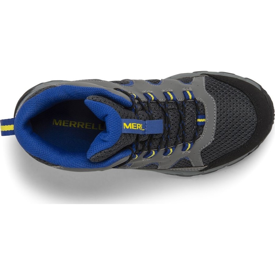 Cizme Rezistente La Apă Merrell Big Kid Oakcreek Mid Dantela, Carbune