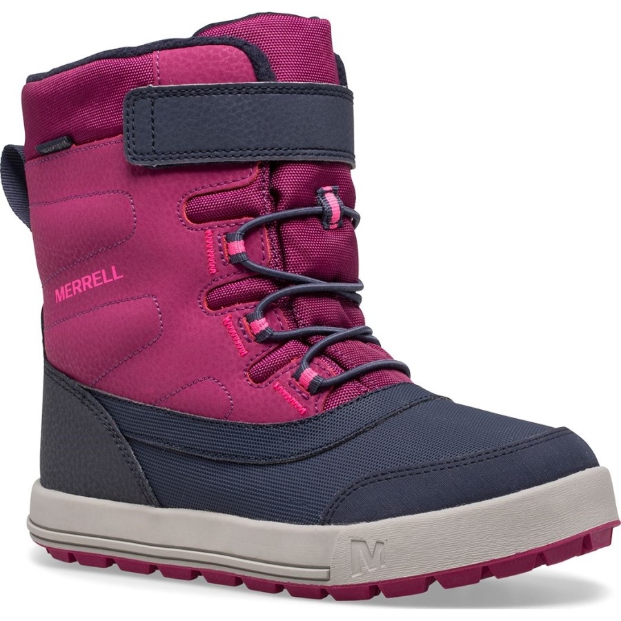 Cizme Impermeabile Merrell Big Kids Snow Storm Berry-marine