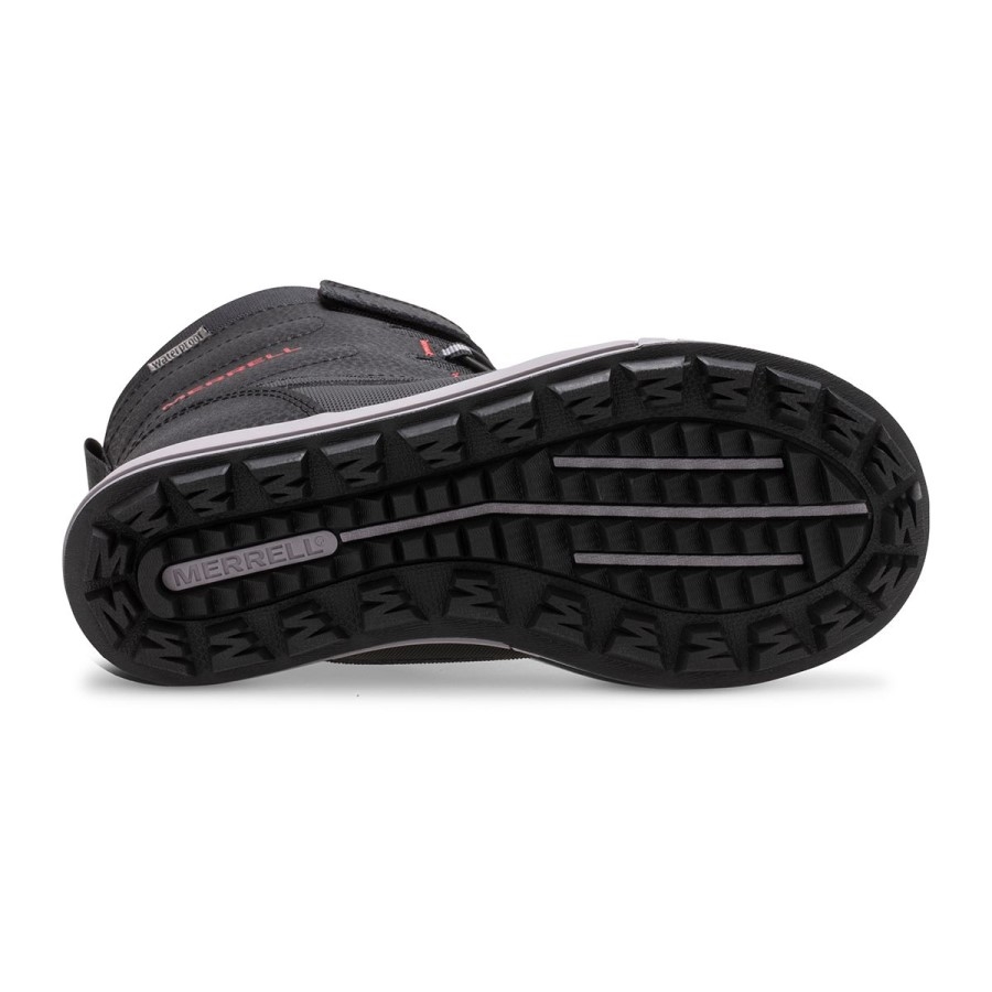 Cizme Impermeabile Pentru Copil Mic De Zăpadă Merrell Negru-gri-roșu