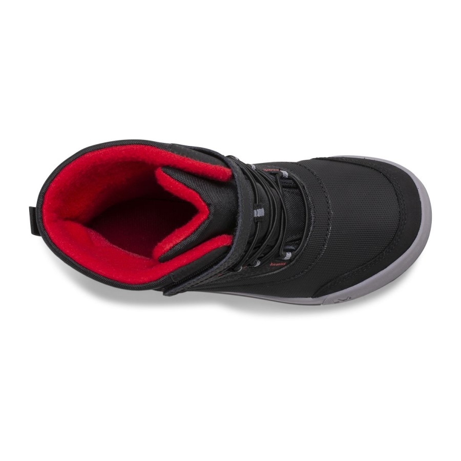 Cizme Impermeabile Pentru Copil Mic De Zăpadă Merrell Negru-gri-roșu