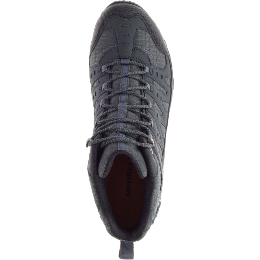 Merrell Mens Accentor Sport Mid Gore-tex Monument-sodalite
