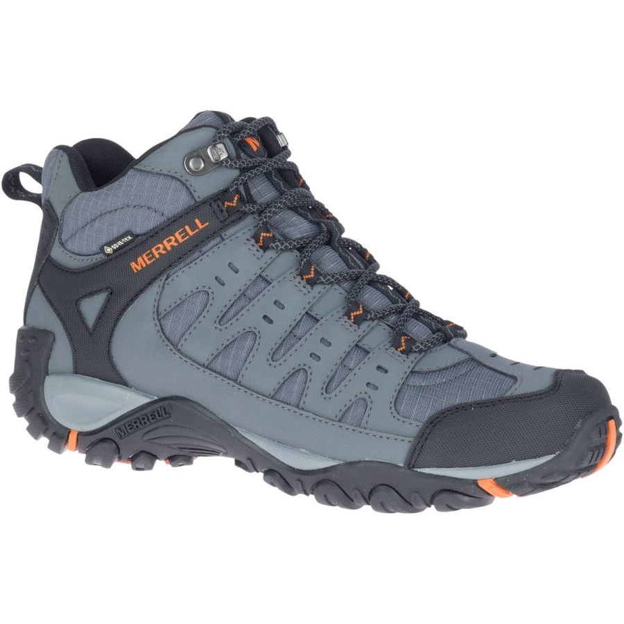 Merrell Mens Accentor Sport Mid Gore-tex Rock-exuberance