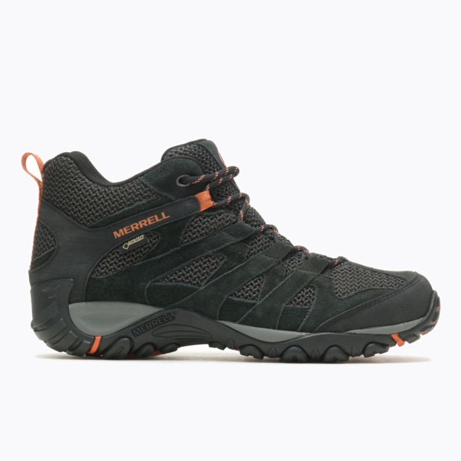 Merrell Alverstone Mid Gore-tex Negru Pentru Bărbați