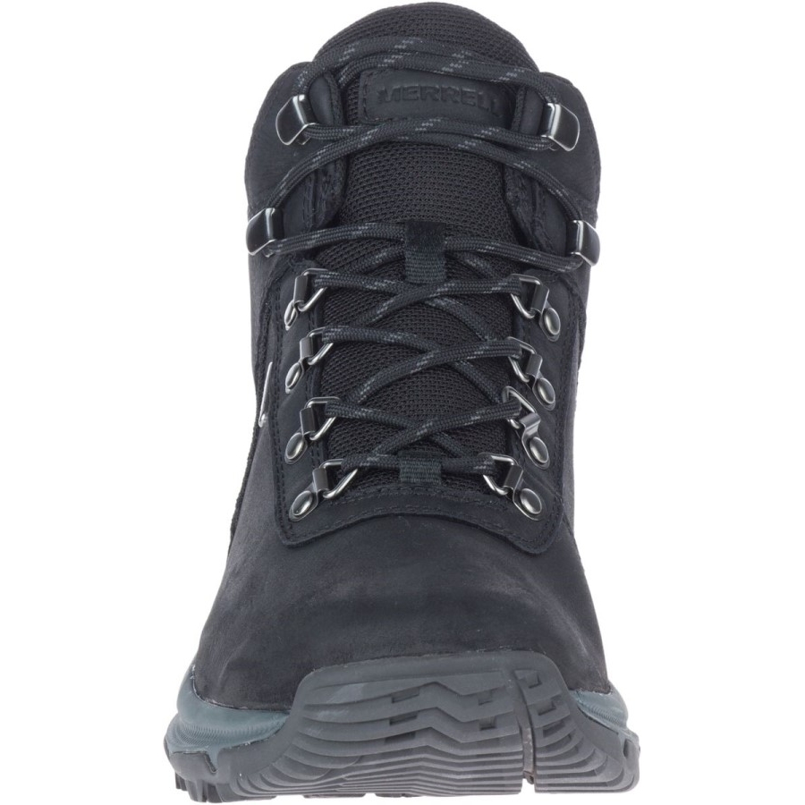 Merrell Erie Mid Piele Impermeabilă Negru Pentru Bărbați