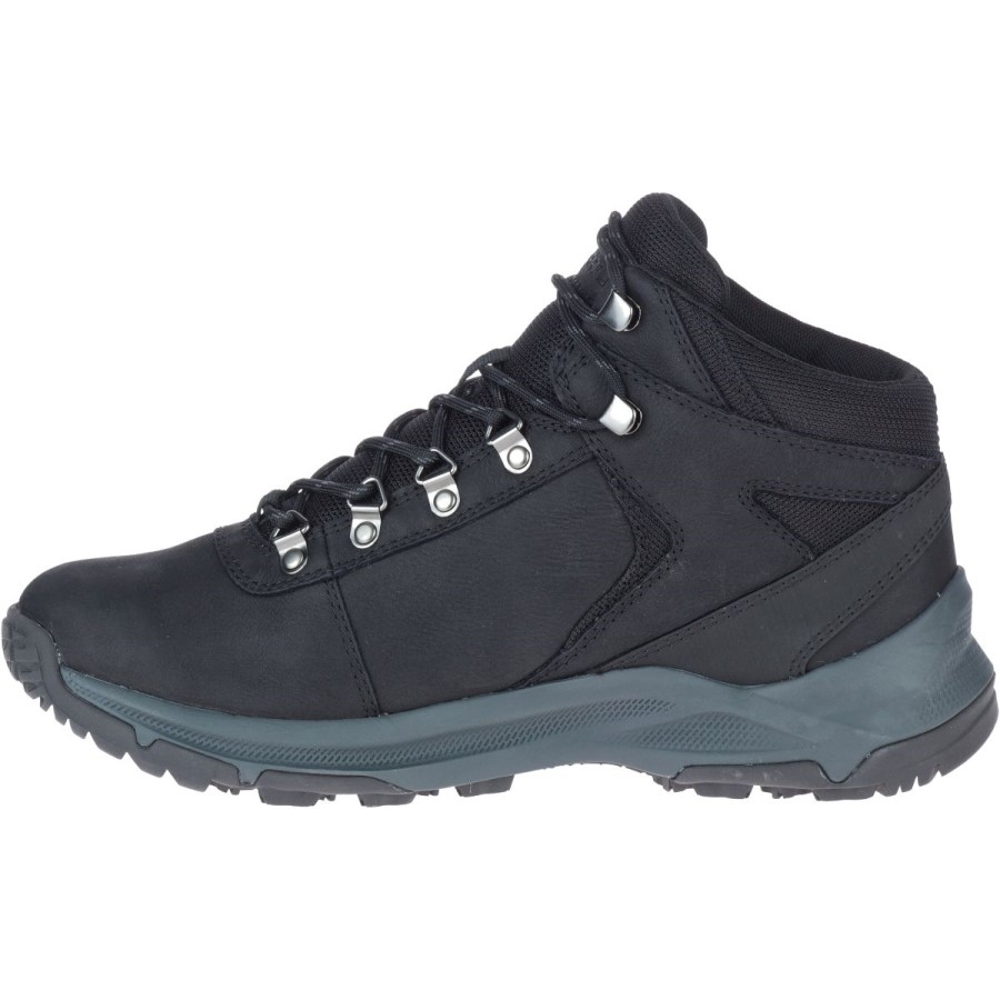 Merrell Erie Mid Piele Impermeabilă Negru Pentru Bărbați