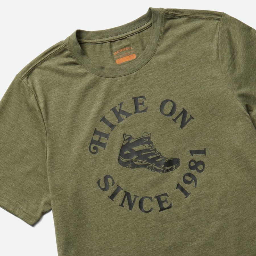 Merrell Hike Pentru Bărbați Pe Tricou Dusty Olive Heather