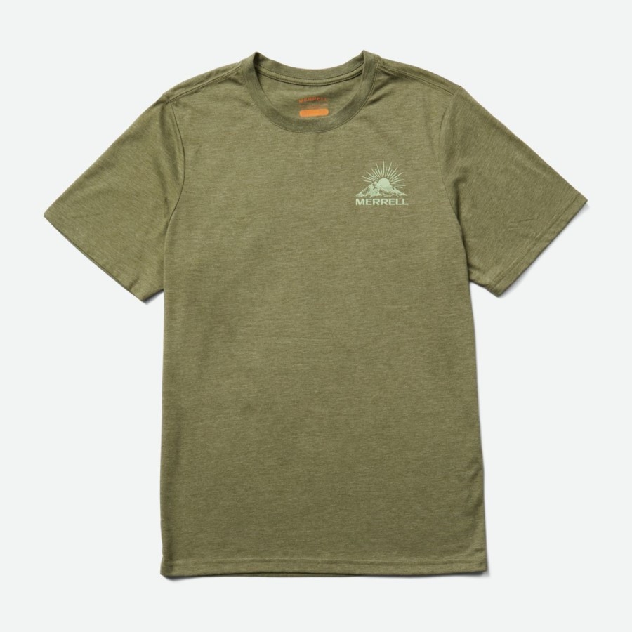 Tricou Grafic Pentru Bărbați Merrell, Dusty Olive Heather