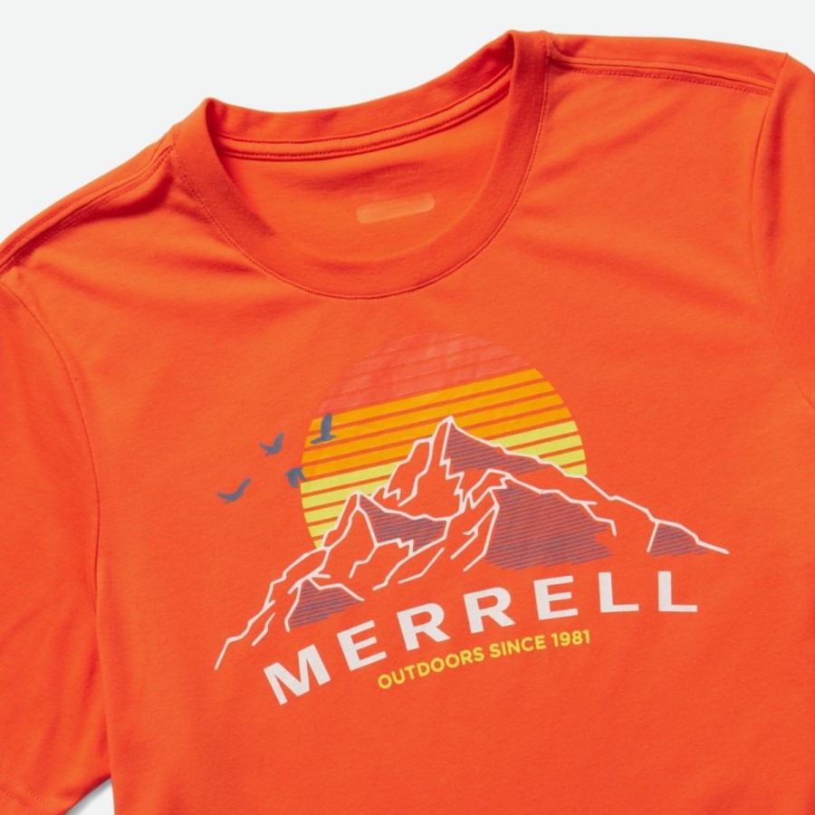 Tricou Pentru Bărbați Merrell Mountains Petardă
