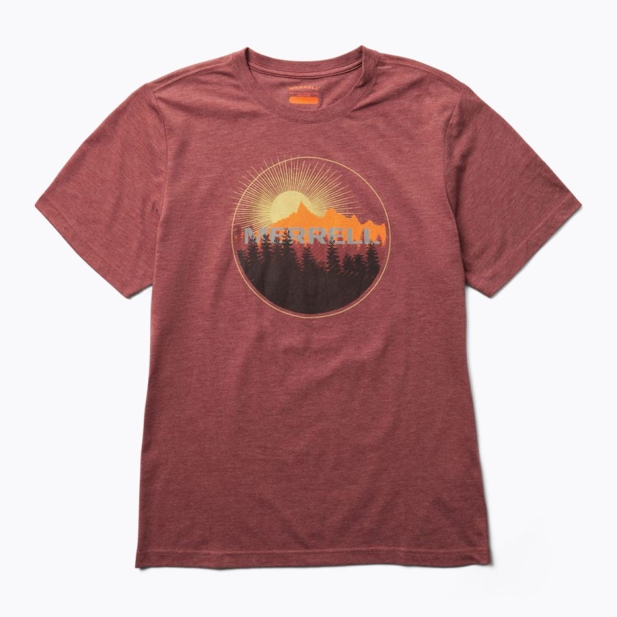 Tricou Pentru Bărbați Merrell Merrell Sunset Brick Heather