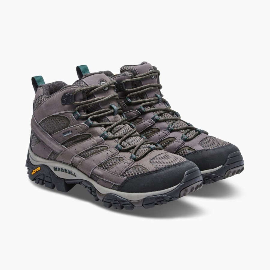 Merrell Men's Moab 2 Mid Gore-tex Boulder