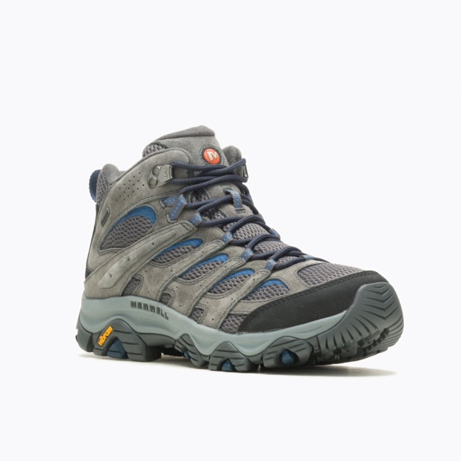 Merrell Men's Moab 3 Mid Gore-tex Granit-poseidon