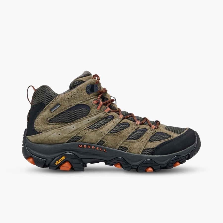 Merrell Men's Moab 3 Mid Gore-tex Olive