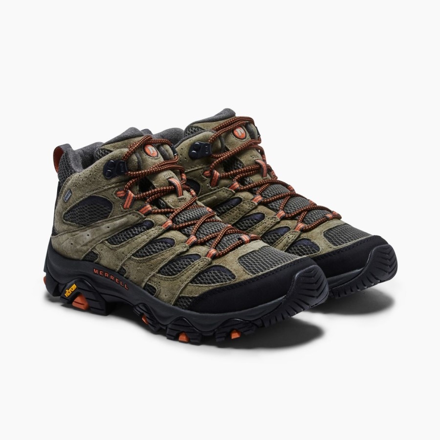 Merrell Men's Moab 3 Mid Gore-tex Olive