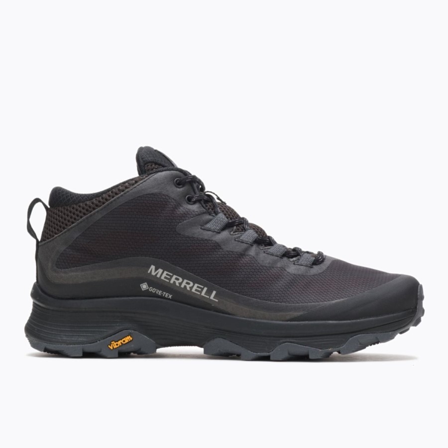 Merrell Moab Speed Mid Gore-tex Negru-asfalt Pentru Bărbați