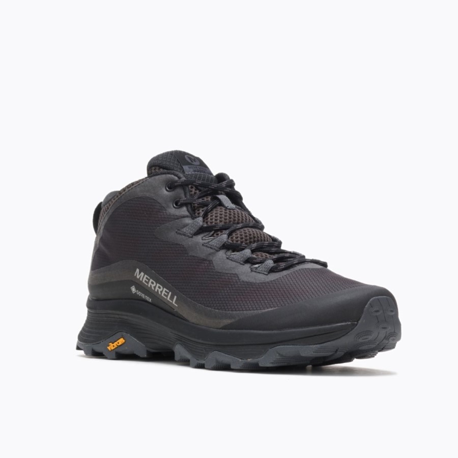 Merrell Moab Speed Mid Gore-tex Negru-asfalt Pentru Bărbați