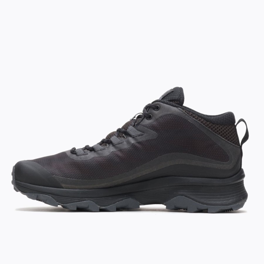 Merrell Moab Speed Mid Gore-tex Negru-asfalt Pentru Bărbați