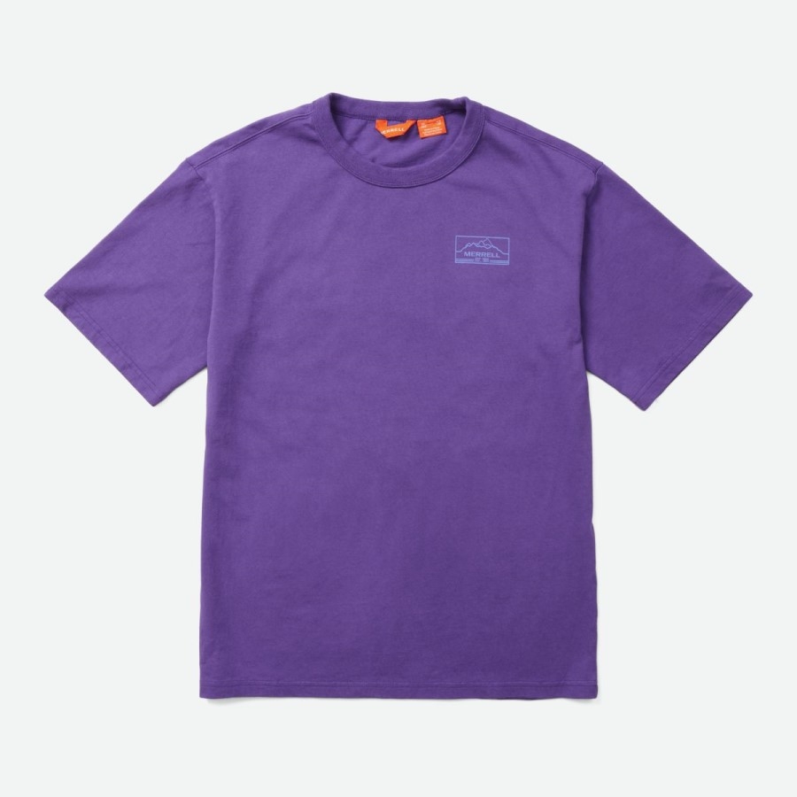 Tricou Pentru Bărbați Merrell Sunbaked Japan Purple Regal