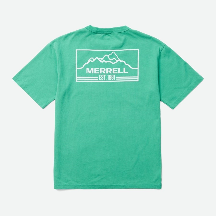 Tricou Pentru Bărbați Merrell Sunbated Japan Sea Green