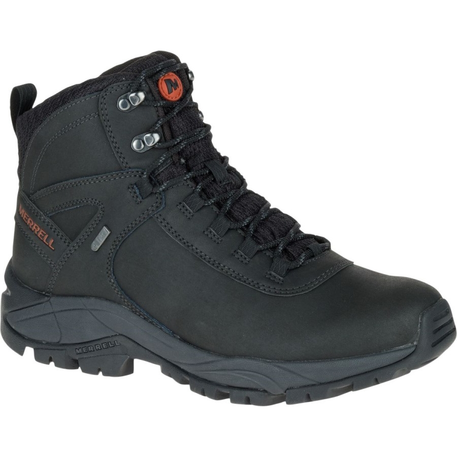 Merrell Vego Mid Piele Impermeabilă Negru Pentru Bărbați