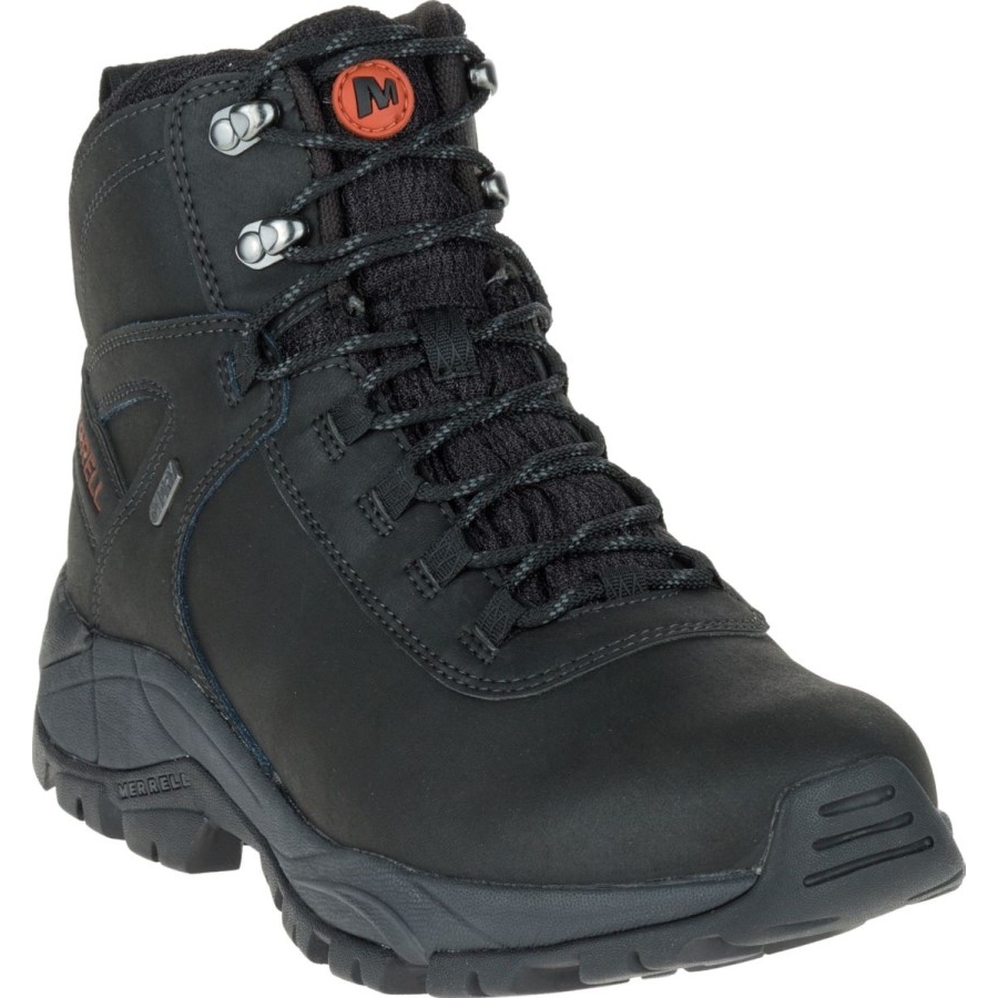Merrell Vego Mid Piele Impermeabilă Negru Pentru Bărbați