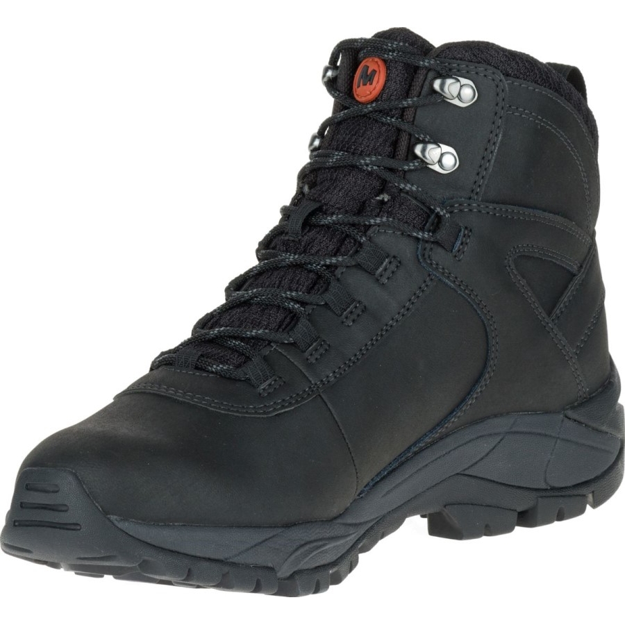 Merrell Vego Mid Piele Impermeabilă Negru Pentru Bărbați
