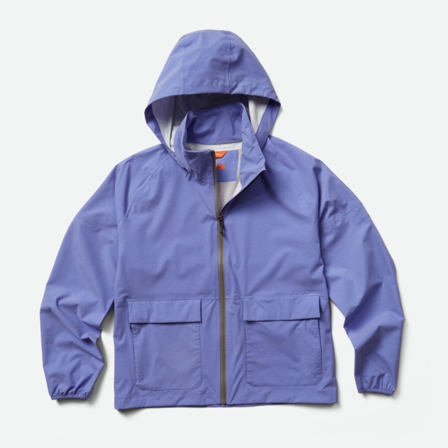 Merrell Alpine Packable Rain Shell Pentru Femei Baja Blue Heather