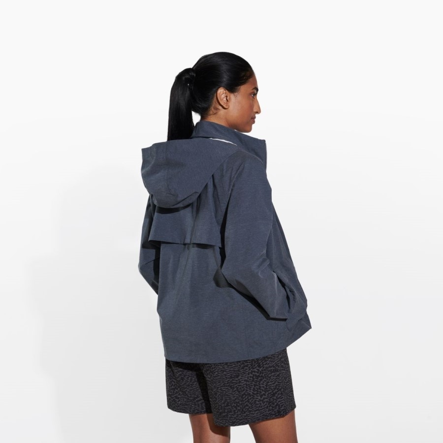 Merrell Alpine Packable Rain Shell Pentru Femei, Black Heather