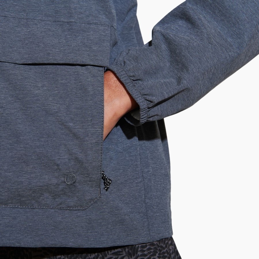 Merrell Alpine Packable Rain Shell Pentru Femei, Black Heather