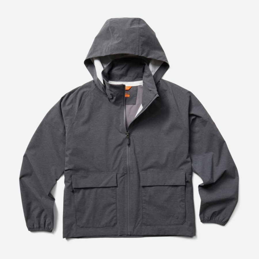 Merrell Alpine Packable Rain Shell Pentru Femei, Black Heather