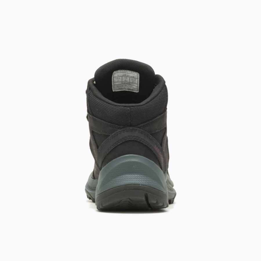 Merrell Erie Mid Piele Impermeabilă Negru Pentru Femei