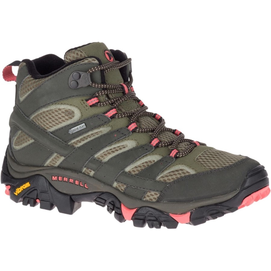 Merrell Moab 2 Pentru Femei Mid Gore-tex Beluga-olive