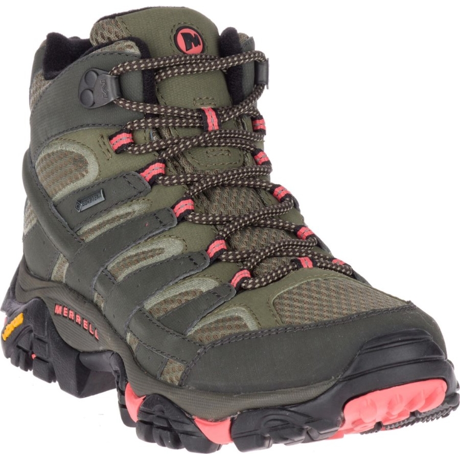 Merrell Moab 2 Pentru Femei Mid Gore-tex Beluga-olive