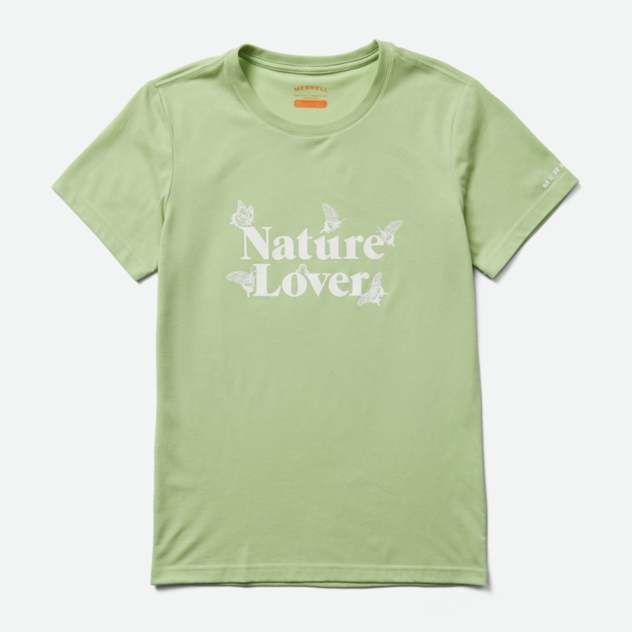 Tricou Pentru Iubitor De Natură Pentru Femei Merrell, Verde Spumă