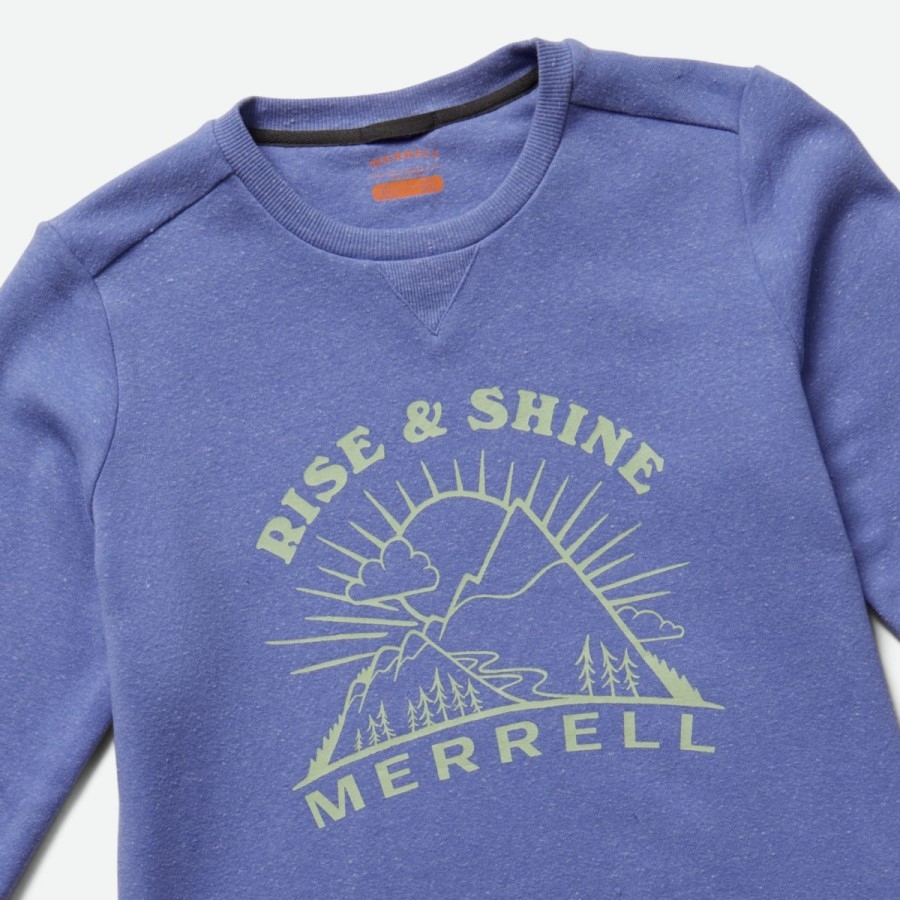 Merrell Echipa Pentru Femei în Aer Liber Cu Lână Baja Blue Heather