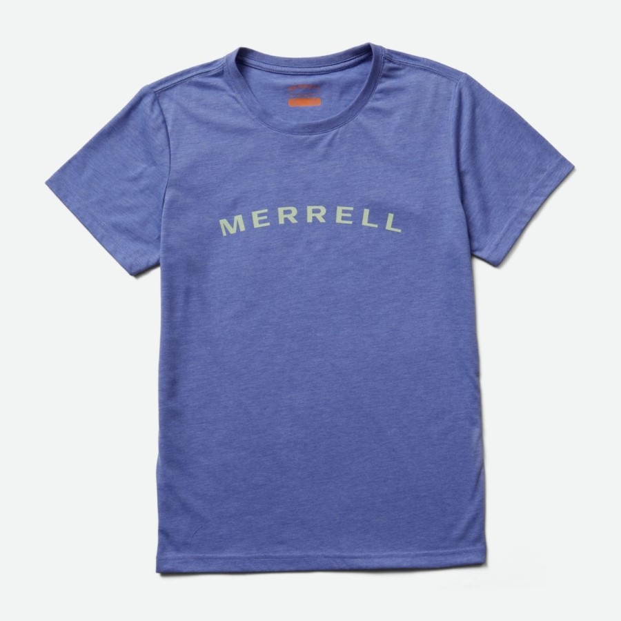 Tricou Cu Mânecă Scurtă Pentru Damă, Marca Merrell, Albastru, Heather